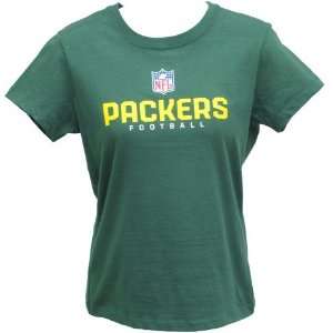  Women`s Green Bay Packers Team Color S/S Everyday Tshirt 