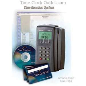  Amano Time Guardian Time Clock System (USB) Office 