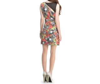   ROY The Nina Scoop Neck Sleeveless FLORAL Printed DRESS 8 $149  