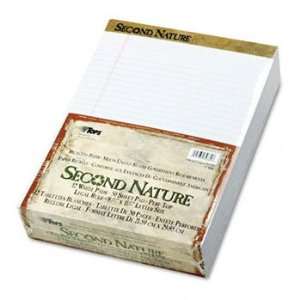 New TOPS 74880   Second Nature Recycled Pad, Legal Margin/Rule, Letter 