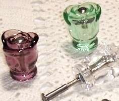 VERY EXCITING NEW CREATION CRYSTAL ROSE Knob Pulls  