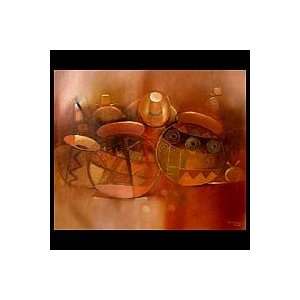  NOVICA Abstract Painting   Mother