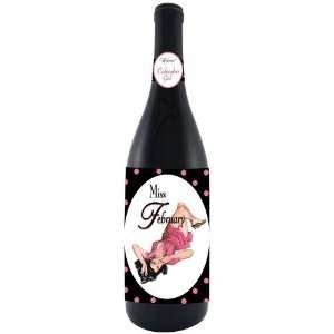  Santa Barbara Design Studio Calendar Girl Wine Bottle Wrap 