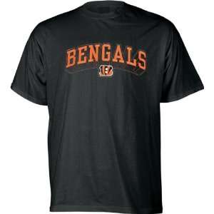   Bengals Black Line of Scrimmage Embroidered T Shirt