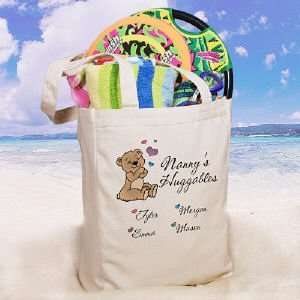  Huggables Personalized Canvas Tote Bag 