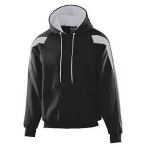  Custom Heavyweight Color Block Hooded Sweatshirt BLACK 