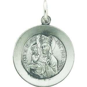  Sterling Silver Saint Anne de Beau Pre Medal Jewelry