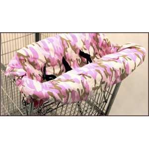   Shopping Cart & High Chair Cover   Camo Pink   Cuter Than A Ducks Butt