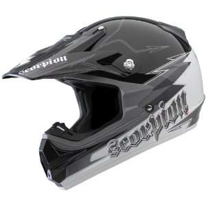  Scorpion VX 24 Graphics Helmet Silver Large 24 052 04 05 