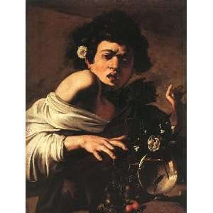   name Boy Bitten by a Lizard 2, By Caravaggio 