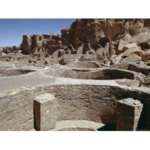  Kivas, Pueblo Bonito Dated at 1000 1100 AD, Anasazi Site 