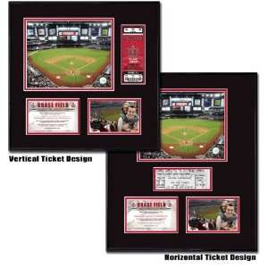  Arizona Diamondbacks   Chase Field   Ballpark Ticket Frame 