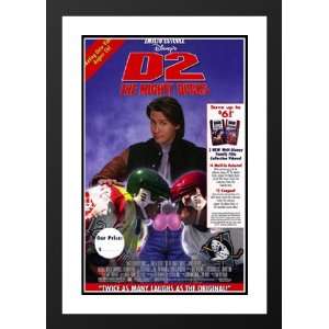  D2 The Mighty Ducks 20x26 Framed and Double Matted Movie 