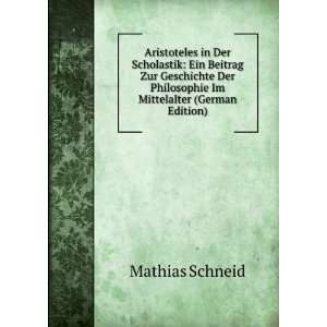   Philosophie Im Mittelalter (German Edition) Mathias Schneid Books