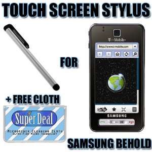  External Stylus With Chrome Finish And Anti Scratch Gummy Rubber 