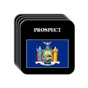  US State Flag   PROSPECT, New York (NY) Set of 4 Mini 