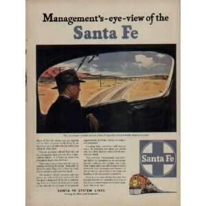  Managements Eye View if the Santa Fe Railroad  1946 
