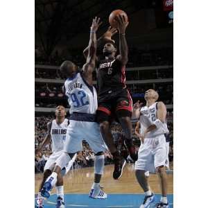 Miami Heat v Dallas Mavericks LeBron James and DeShawn Stevenson by 