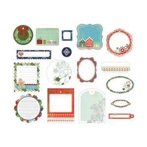  Basic Grey Nordic Holiday Cardstock Die Cuts 17/Pkg Shapes 