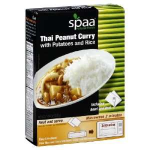 Spaa Natural, Rice Meal Penut Curry & Ja, 11.64 Ounce (12 Pack)