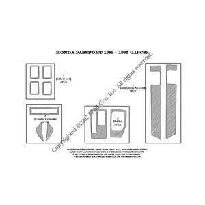  Honda Passport Dash Trim Kit 89 95   11 pieces   Green 