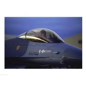  General Dynamics F 16 Falcon Jet Fighter 24.00 x 18.00 