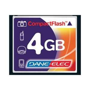  Dane Elec DANE ELEC 4GB COMPACTFLASH MEMORY FLASH MEMORY 
