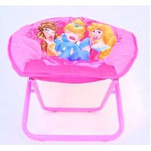    Disney Princess Pink Foldable Mini Saucer Chair Toy