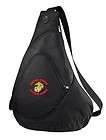 united states marine corps embroidere d black sling pack $