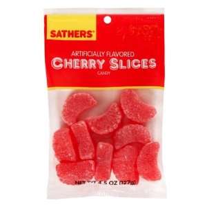 Sathers Cherry Slices (Pack of 12)  Grocery & Gourmet Food