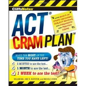  CliffsNotes ACT Cram Plan (Cliffsnotes Cram Plan 