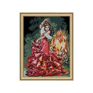  Danse De Nuit Counted Cross Stitch Kit Arts, Crafts 