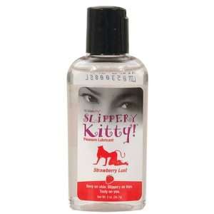  Slippery kitty lubricant   2 oz strawberry Health 