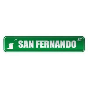   SAN FERNANDO ST  STREET SIGN CITY TRINIDAD AND TOBAGO 