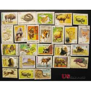   Different Kinds of Animal Stamps Collection(one set) 