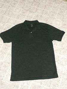 EUC Saddlebred L Mens Black Short Sleeve Polo Style Shirt  
