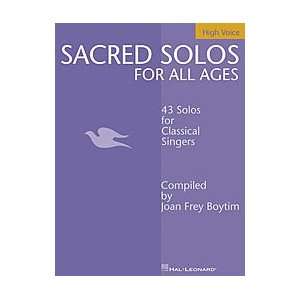  Sacred Solos for All Ages   High Voice Musical 