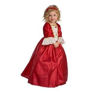   Winter Red Belle Beauty Dress Small Ages 1 3