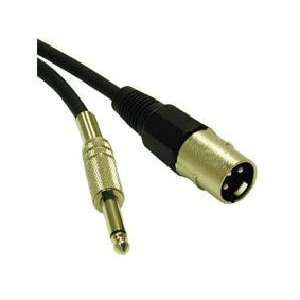  CABLES TO GO 25FT PRO AUDIO XLR MALE TO 1/4IN MALE CABLE 