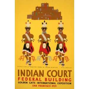  INDIAN COURT DANCE FEDERAL BUILDING GOLDEN GATE SAN FRANCISCO 