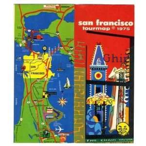  San Francisco California Pictorial Tourmap 1975 