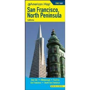   Map 615625 San Francisco And North Peninsula California Street Map