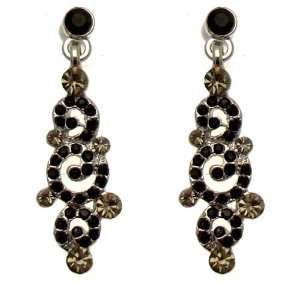  Acosta Jewellery   Jet & Black Diamond Crystal   Elegant 