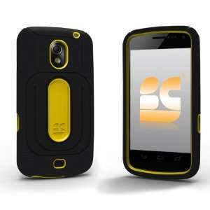  Duo Shield for Samsung GALAXY Nexus SCH i515, Black/Yellow 