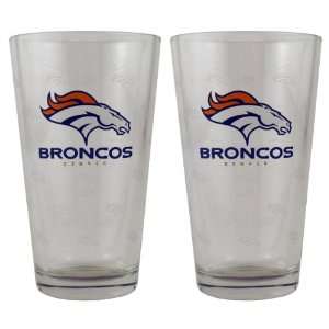  Denver Broncos Pint Glasses