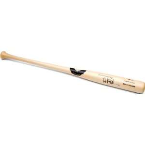   Autographed Baseball Bat   Natural Maple Sam UDA)