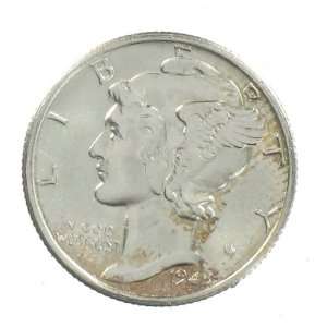  Mercury Dime Silver Coin 1945 S Uncirculated   MS 63 