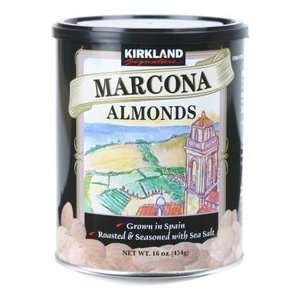 Kirkland Signature Roasted Spanish Marcona Almonds with Sea Salt   NEW 