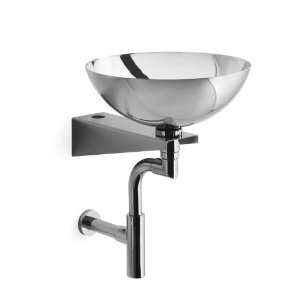  Linea 15.4 x 15.4 Albio Bathroom Sink in Stainless Steel 