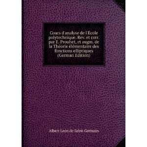   elliptiques (German Edition) Albert Leon de Saint Germain Books